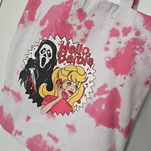 Ghost Face / Barbie Tote Bag